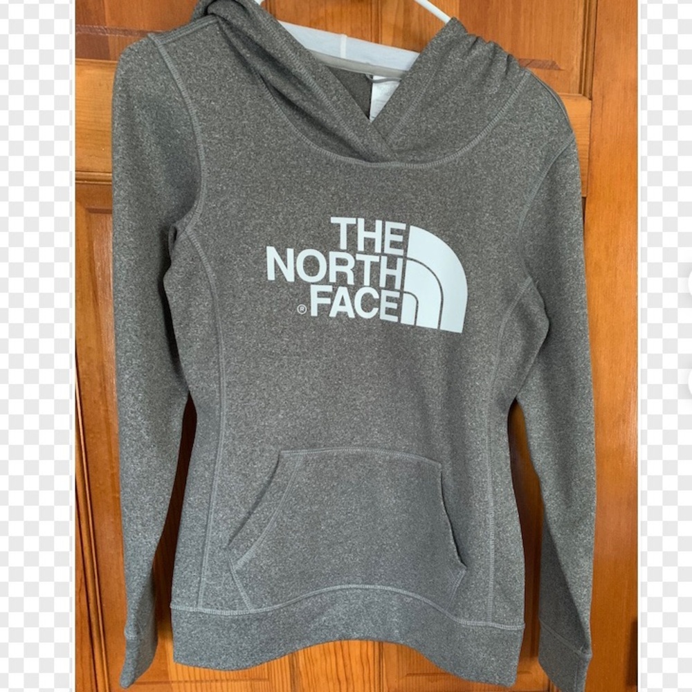 A North Face sweatshirt
